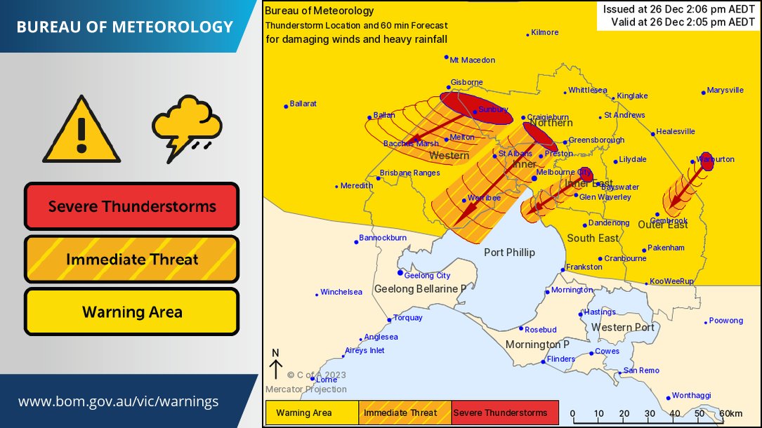 Severe Thunderstorm Warning has been updated: bom.gov.au/vic/warnings/i… #Melbweather #MelbourneWeather #AUSvPAK