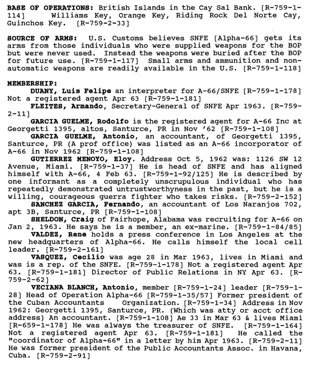 timfattig's tweet photo. Cecilio J. Vasquez, “chief of staff” for #Alpha66 (basically the group’s PR/marketing guy), greets Cuban exiles in Boston, in June 1963. This #FBI summary indicates that most of the exiles who associated with Alpha 66 were also involved with #SNFE and by 1963 the two groups seemed to be interchangeable.