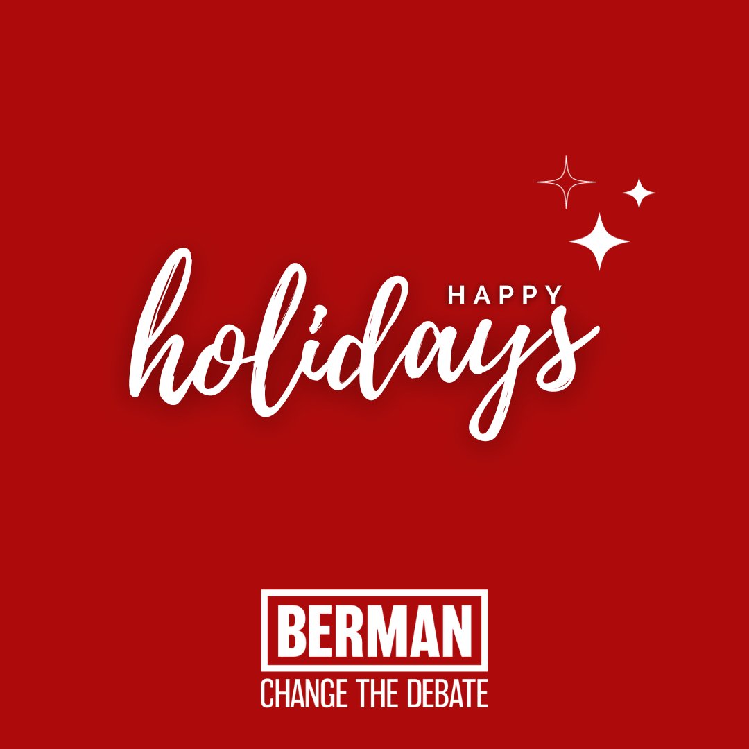 Happy Holidays from Berman and Company!