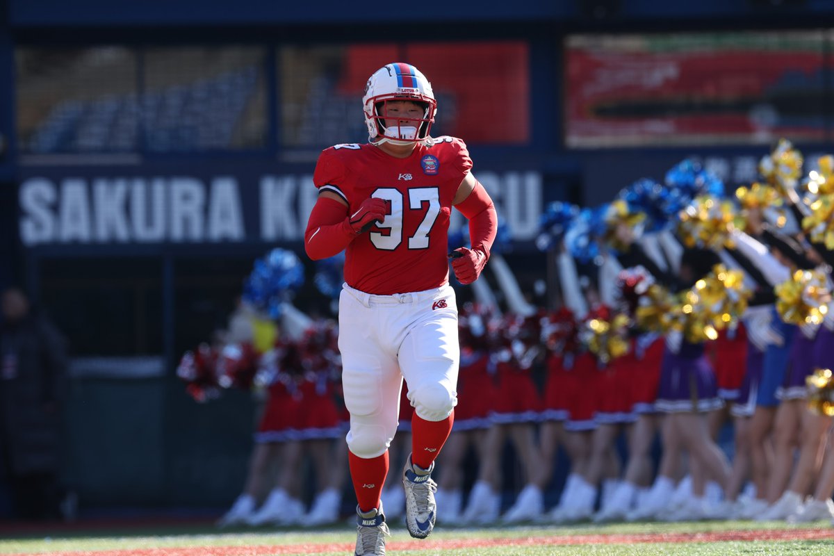 クリスマスボウル（12/24） 敢闘賞 佼成学園DL高野力維（2年） 身長
