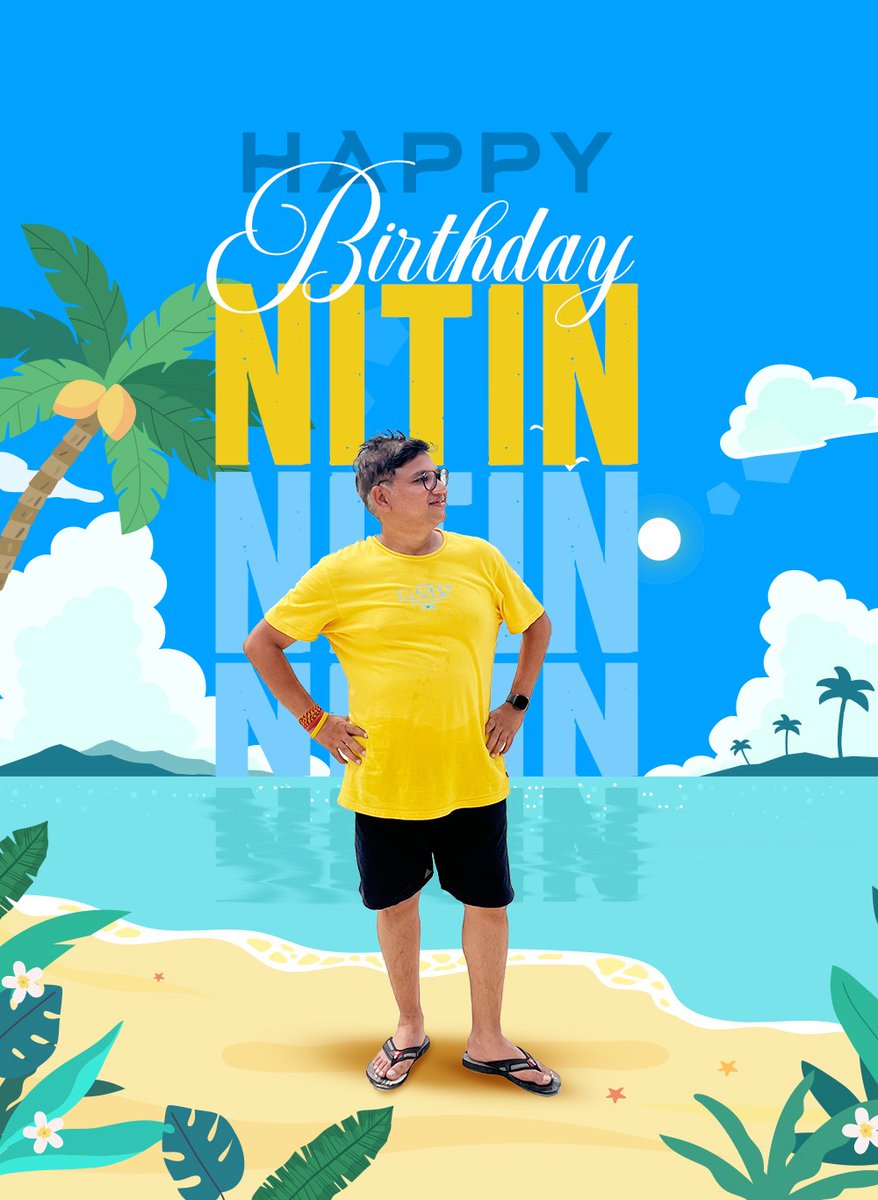 Our inspiration to aim higher,
Leading the charge on our path to success,
&amp; the source of our ever XP&amp;Ding vistas!

Wishing you an unforgettable birthday, Nitin!

#TeamXpandd