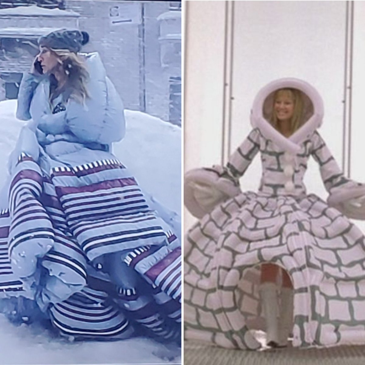 BeccaLenko's tweet photo. Lizzie wore it best. #AndJustLikeThat https://t.co/f8jfqXfc1H