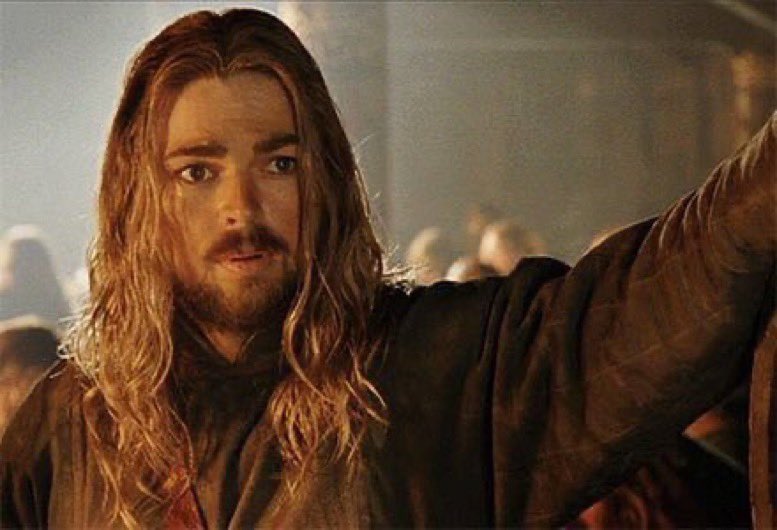 Rachael_Conrad's tweet image. As ridiculously handsome as Aragorn is, saying that he’s the best looking dude in all of Middle Earth is Éomer erasure and I will not stand for it.