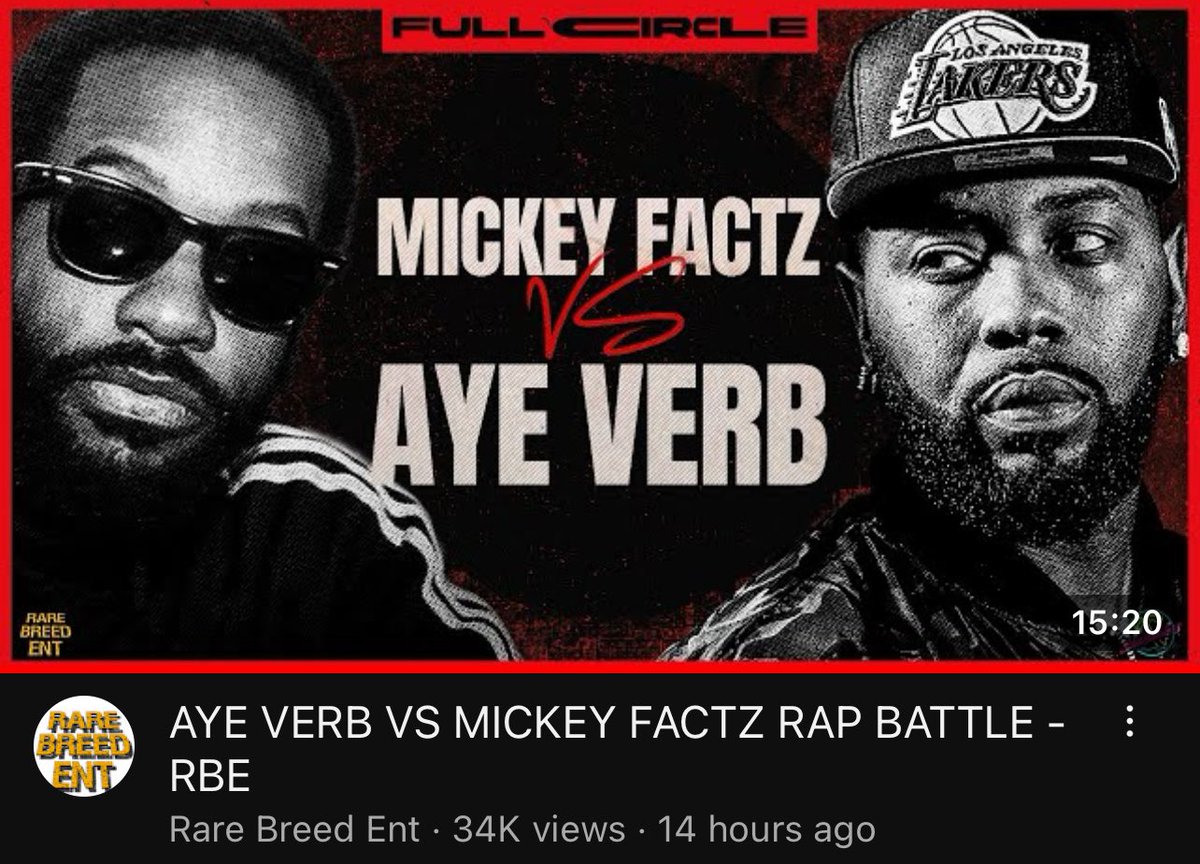 Marty__Byrde's tweet photo. Yo this is crazy. Chess and rex TRAILER has more views than verb vs Mickey battle 😩😩😩….. this is unreal @daBeatm8ker @MurphLaw5 https://t.co/CutaDdOndB