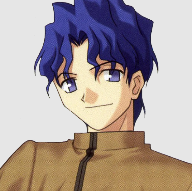 RandomTypeMoon's tweet photo. The end is near, and it's up to Shinji Matou and Chloe Von Einzbern to save humanity! https://t.co/iOKF4TKITV