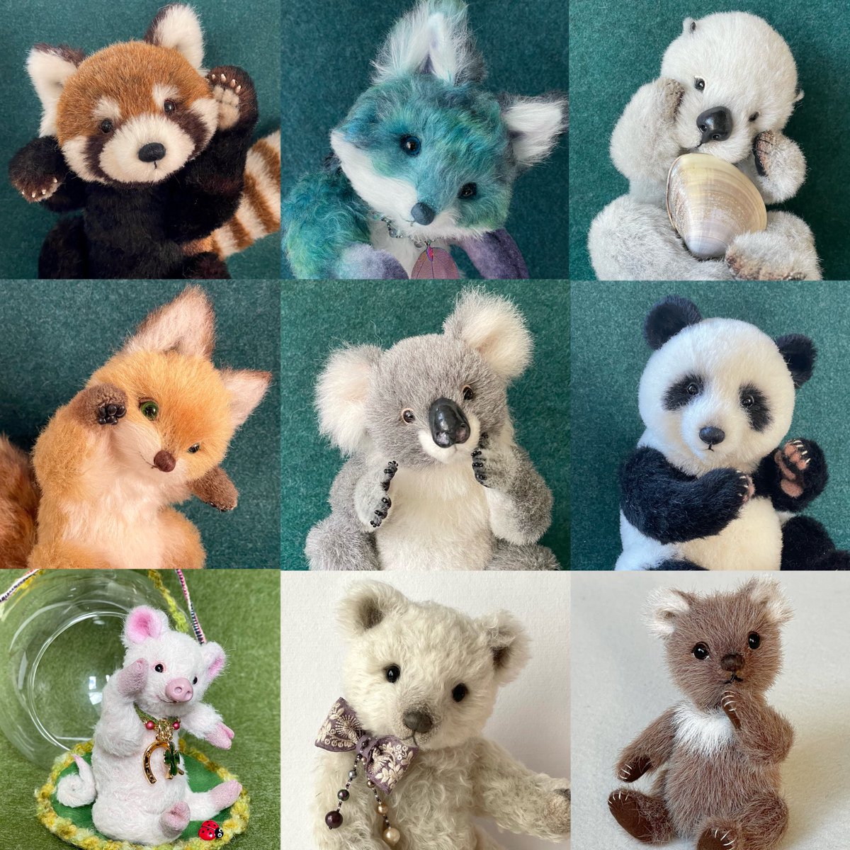 NaokoMarone's tweet photo. お陰様で“MaroneBear個展”
無事に終了いたしました。
こちらの企画でもたくさんの応援をいただき心より感謝申し上げます。
来年も個展開催予定ですので、ゆっくりじっくり制作していきたいと思います🥰💞🧸

@Lupopo_cafe
いつもありがとうございます🙇‍♀️ https://t.co/5R6OkneKF0