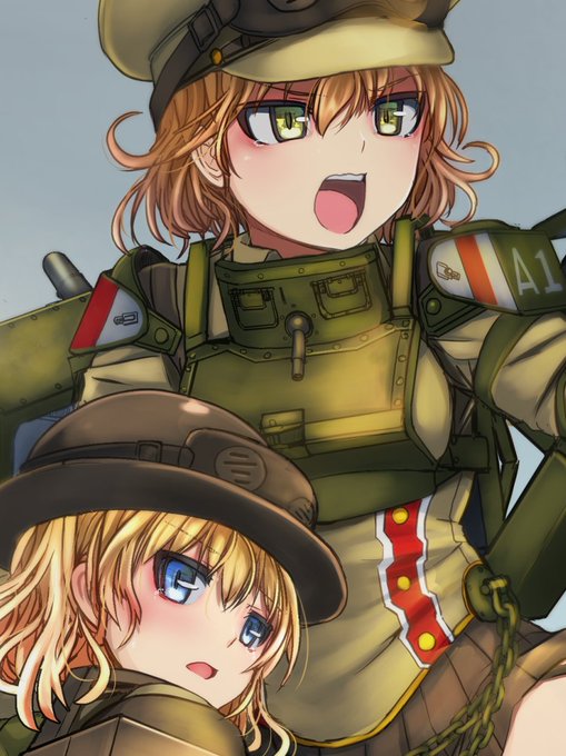 あくしずのマークIV戦車の回で催涙ガスで目腫れてる描写入れたんだけど気づいた人いたかなぁ 