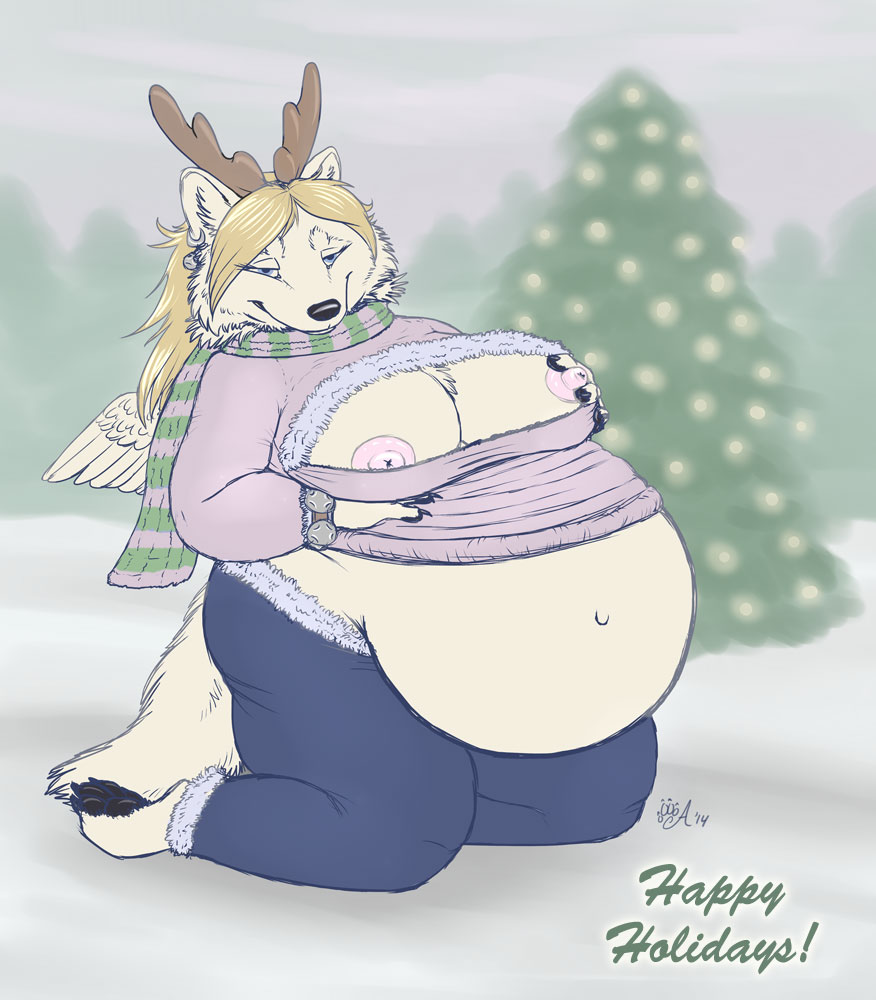 I hope your holidays have been filling! 
😋🎄❤️