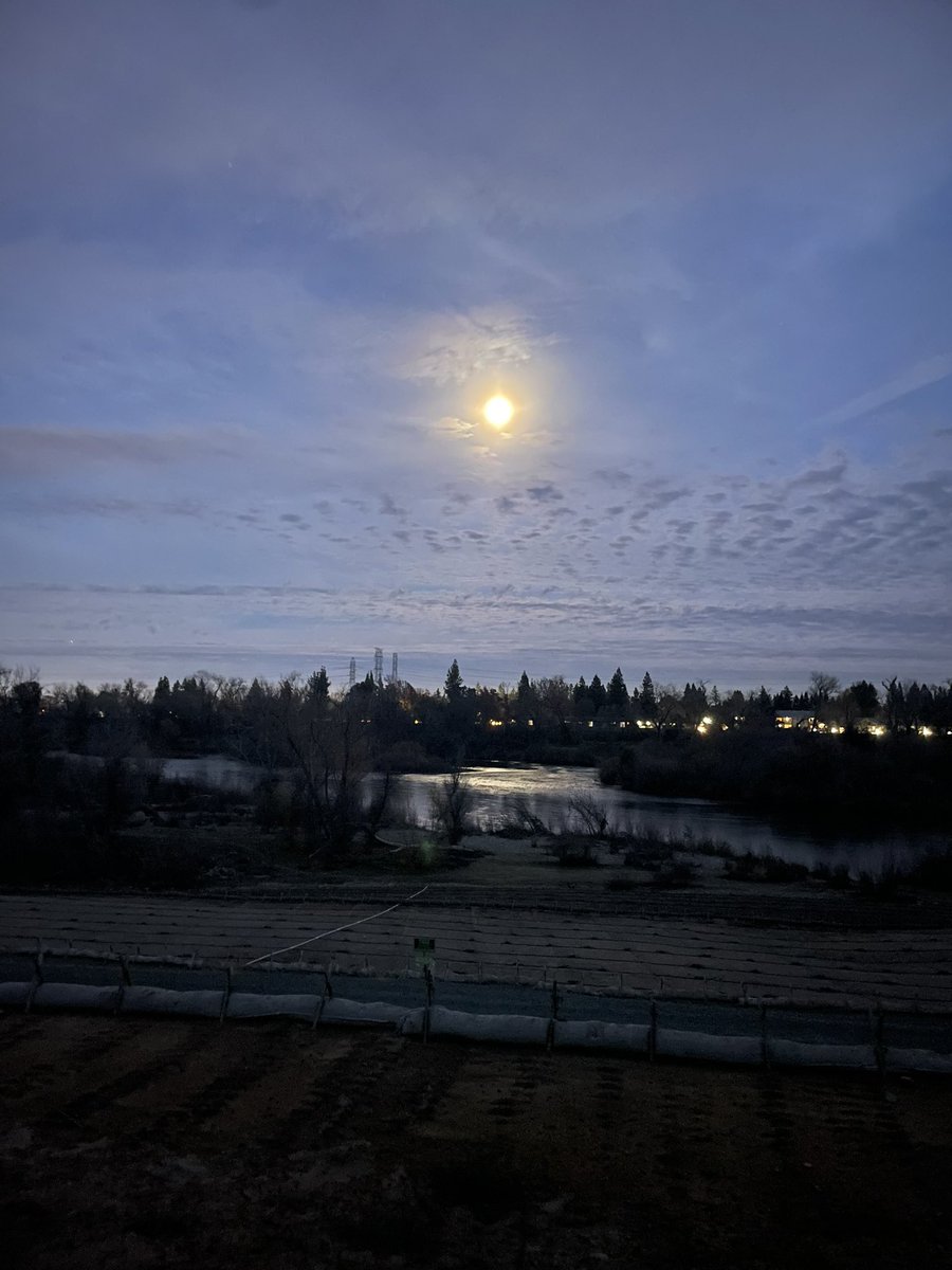 Sunset was a bust tonight but the moon didn’t disappoint.