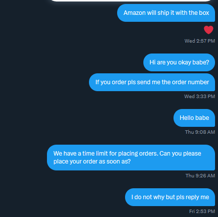 ToyCod_Servicer's tweet photo. @haleyshoneyy She is a liar. She took my money and blocked me without replying. @haleyshoneyy https://t.co/63T5pS36id