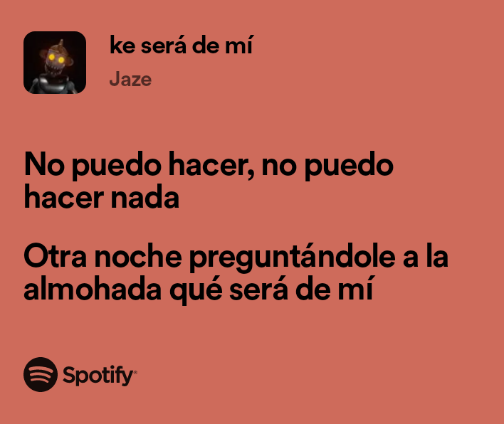 TFalen06's tweet photo. Ke será de mí https://t.co/Wsg5V5HIQh