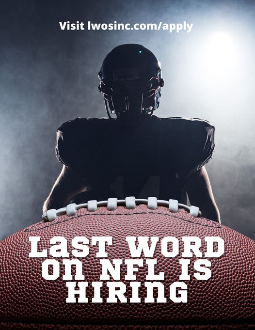 As the #NFL regular season nears and end and the postseason approaches, it's perfect time to join our talented team of writers at <a href="/LastWordOnNFL/">LastWordOnNFL</a> in covering the league from all angles!

Visit lwosinc.com/apply/ to apply today!