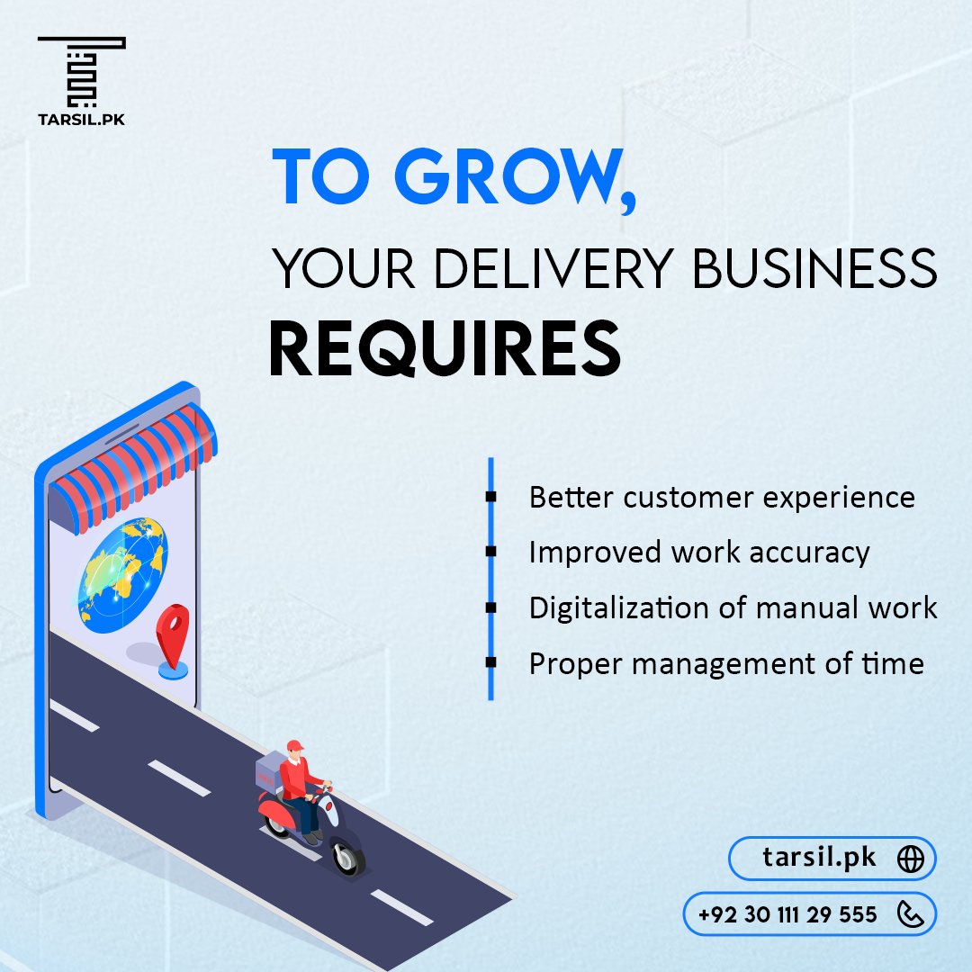 TarsilOfficial's tweet photo. Elevate your business with a focus on better customer experiences, improved accuracy, digitalization, and efficient time management.
#DeliveryExcellence #BusinessGrowth #tarsilpakistan #tarsilsoftware #waterdeliverysoftware #ipssoftware #TarsilApp #TimeManagement https://t.co/t5H580Nlzp