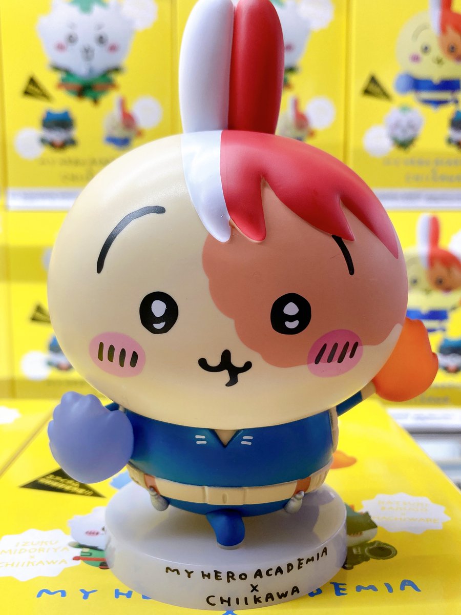 僕のヒーローアカデミア×ちいかわ フィギュア」 #緑谷出久×ちいかわ