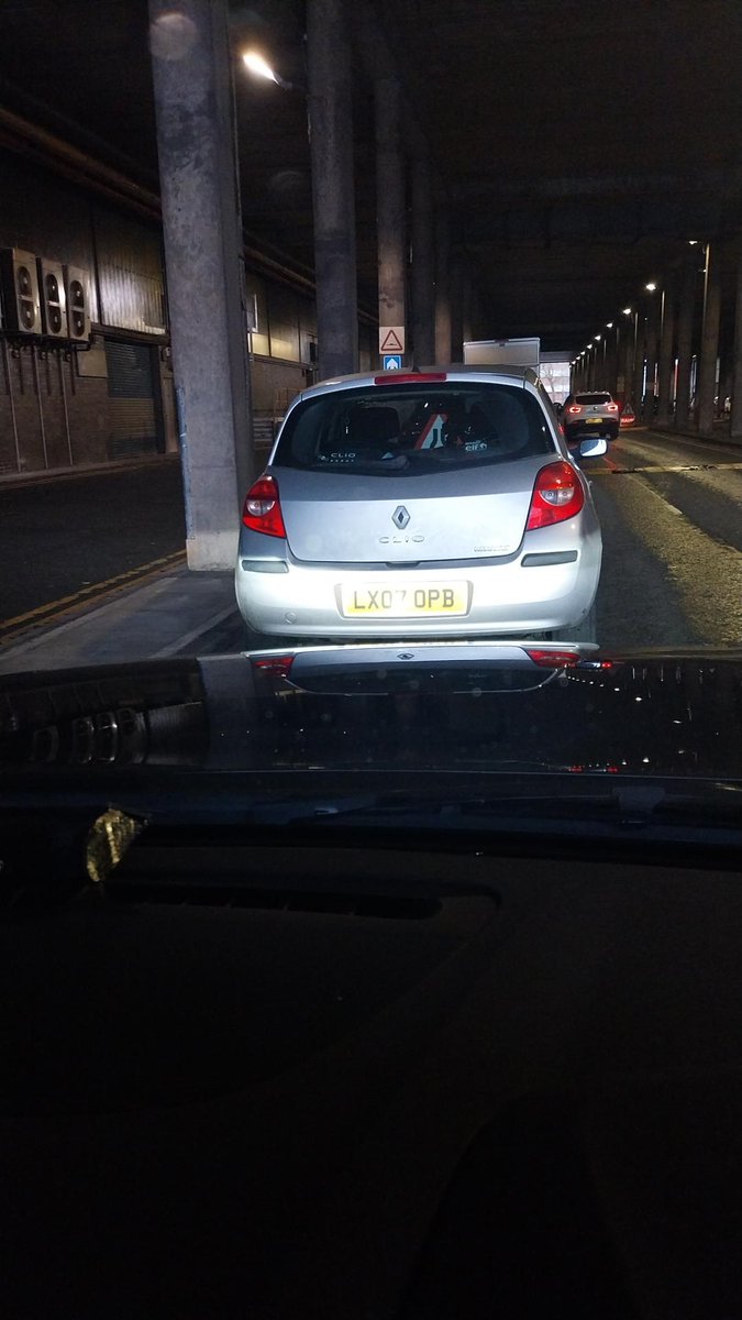 Vehicle stopped this morning, driver was a Provisional licence holder only, he was having his final practice run to work before his test in the morning!