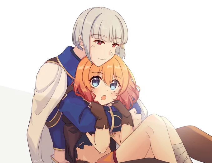 最近寒いのでギュギュっと 