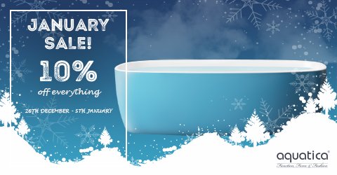 AquaticaBath's tweet photo. Want to save up to $5,600 on hot tubs and $2,800 on solid surface baths? Aquatica’s amazing January sale is here! Hurry, the sale ends on 01/05. - https://t.co/6xmXn6BzDL https://t.co/wDtvMhUjsa