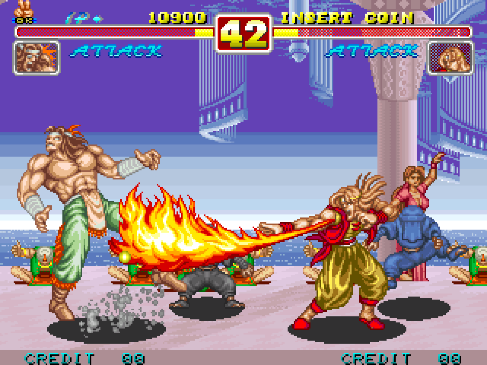 BuscandoElWarp's tweet photo. El juego del día: #PowerInstinct2 (#Arcade)
Creador: #Atlus 1994
Titulazo en el top donde la disputa por el título de gobernante del clan Gouketsuji continua cuando Oume y Oshima secuestran a Otane y la tiran al mar, los combatientes tienen una segunda oportunidad de ser el líder https://t.co/du2b5YOAcM