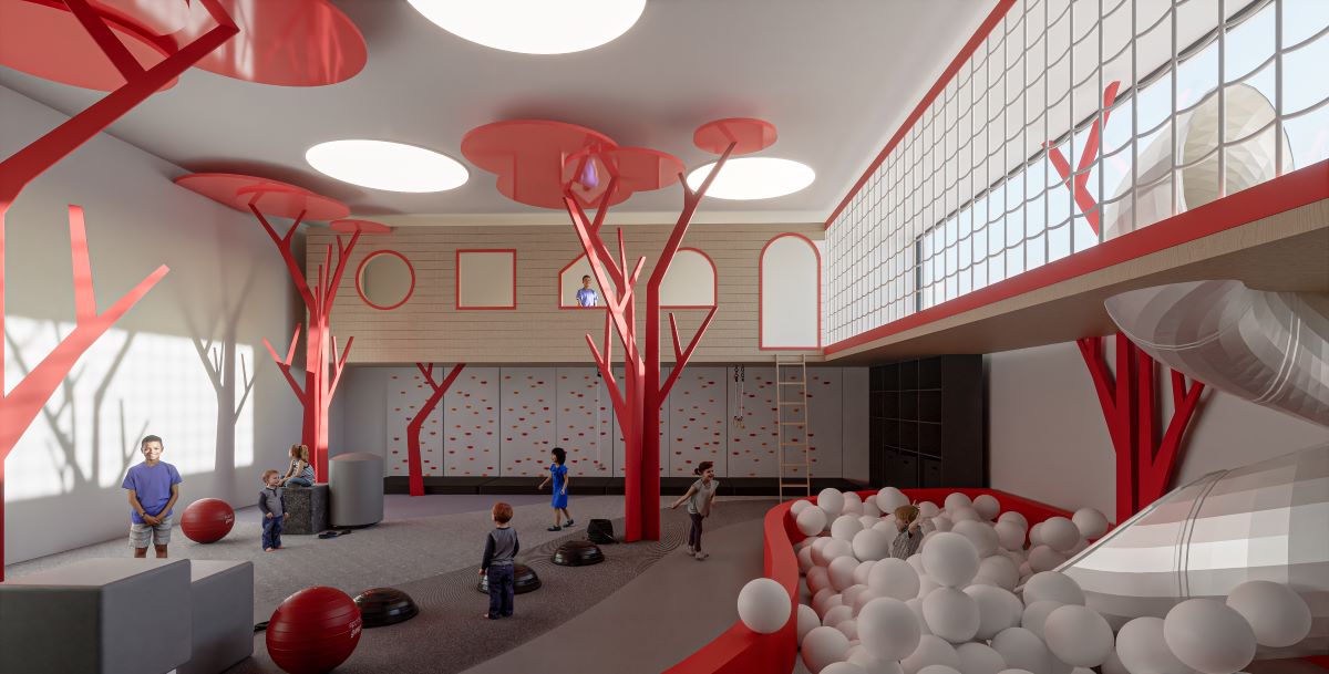 PuszkarDaniel's tweet photo. [Tihlearchitekti]
Kids gym s prvky stromů, lezeckou stěnou a skluzavkou. Díky převýšenému prostoru bylo možné rozšířit vrvky také do patra.
Ve spolupráci s Patricií Gleichovou
#architecture #architect #architektura #art #designer #archdaily #kidsarchitecture #tihlearchitekti https://t.co/QMA3BZszS5