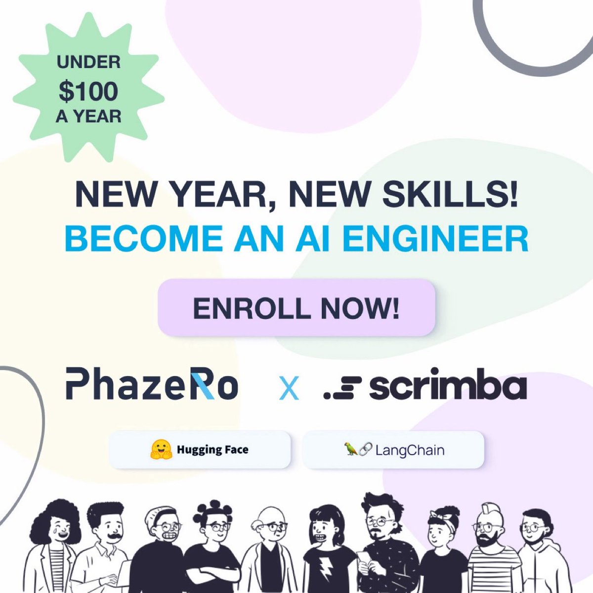Level up in 2024 with The AI Engineer Path! 🤖

Unlock an in-demand skillset for under $100/year with our 18% New Year Offer! 🎓🌟

We’ve partnered with Scrimba to present an exclusive offer for the: AI Engineer Path

🔗Enroll now: lnkd.in/dSEXcdcM

#AIEngineerPath
