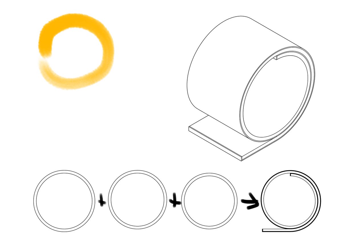 PuszkarDaniel's tweet photo. Enso (tah štětce) (2020)
Tah štětce vytvářející rám obrazu v přírodě vycházející z kruhu jako symbolu osvícení, síly a elegance. Bludov #architecturelover #illustrarch #architectureporn #renderzone #czecharchitecture #ceskaarchitektura #architektur  #tihlearchitekti https://t.co/nQz4hMf7GW