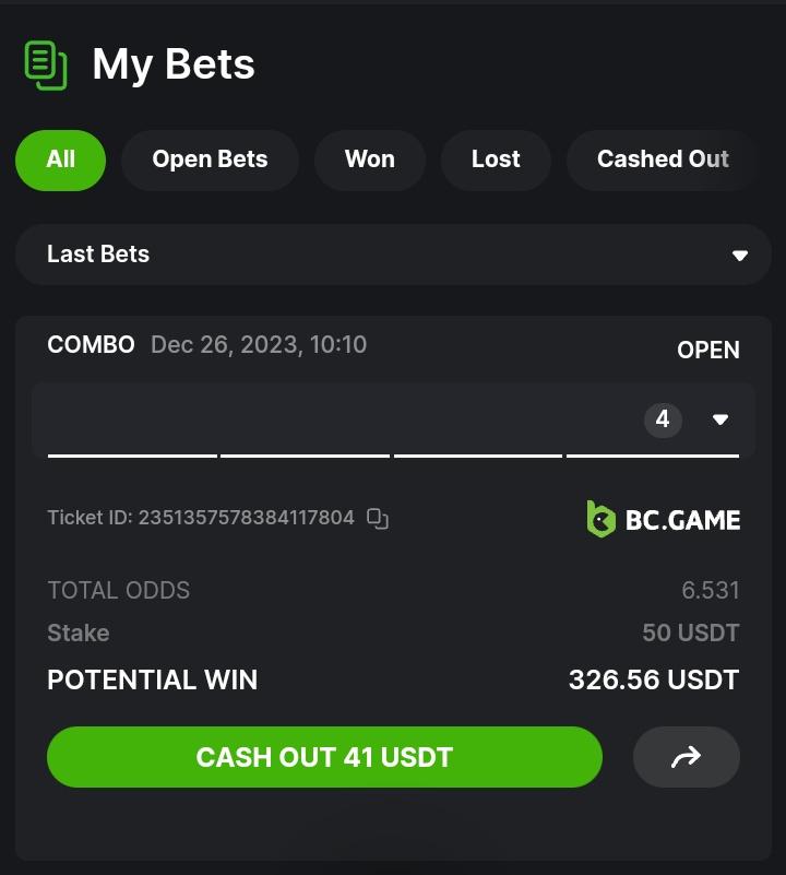BET OF THE DAY Code: 0DB7111 Play and BOOOOOM ✅ 50k gives 330k Join BC. Game here 👉 bit.ly/3ToSml7 Use promo code: GLORY