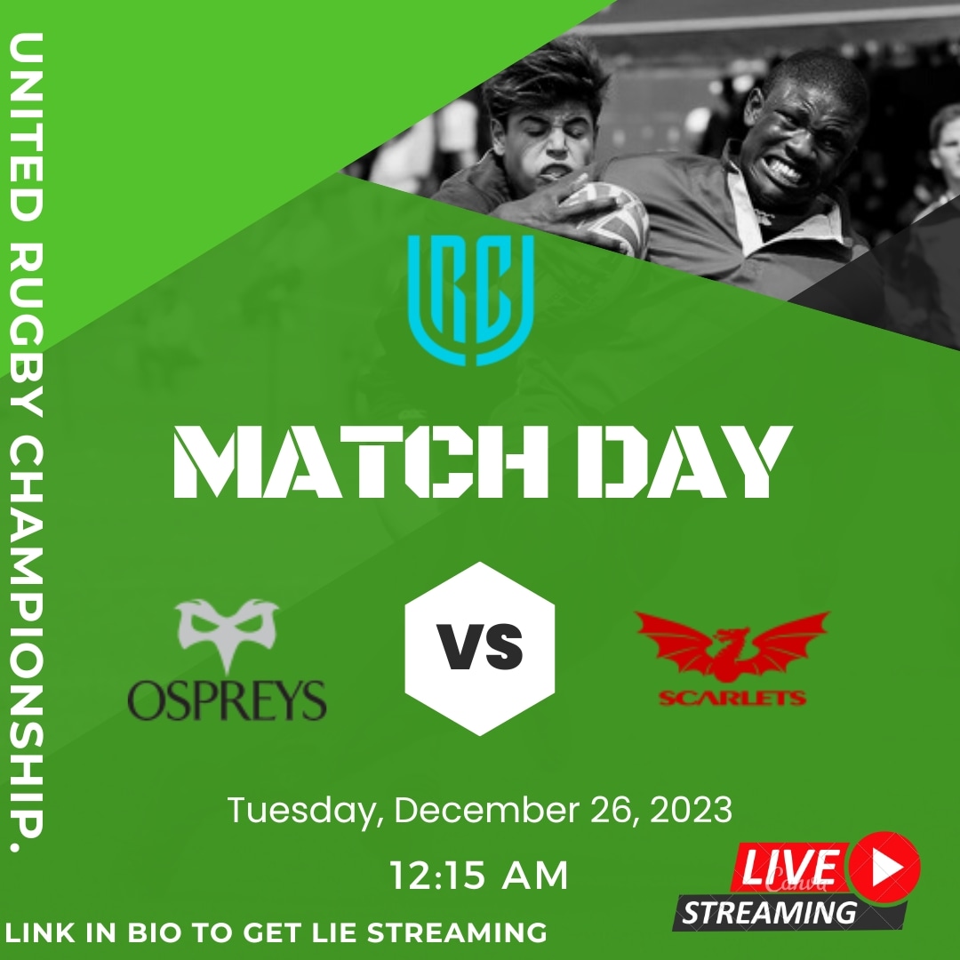 winm04658's tweet photo. Ospreys vs Scarlets
Watch Live: https://t.co/MmqQriQ8BV
📅Tuesday, December 26, 2023
⏲️12:15 PM
United Rugby Championship.
#Scarletsrugby #Ospreysrugby https://t.co/qMF4V6xhjW