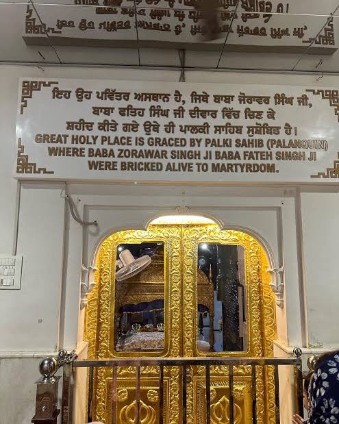 After a wave of anger and grief, I stood blank for sometime in front of this holy place, a few years ago. Hardly spoke to anyone during my return journey from #FatehgarhSahib. There is no parallel to the bravery and martyrdom of such young boys in the human history. Sahibzada