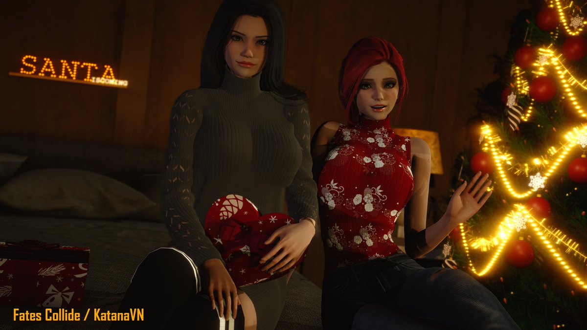 FatesCollideVN's tweet photo. Merry Christmas and happy holidays!

#GameDev #IndieDev #visualnovel #avn #nsfwgames #NSFWdev #3DCG #nsfwgaming #adultgames #cgiart #honeyselect2 https://t.co/rD3LmRD6iY