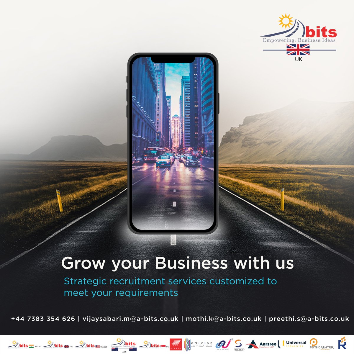 Make the Right choice and Grow your Business with us...
#abits #abitsuk #ssgroup #ssgroupofcompanies #customizedsolutions #customerfirst #customizedservices #recruitment #recruitmentexcellence #recruitmentexcellence #requirements