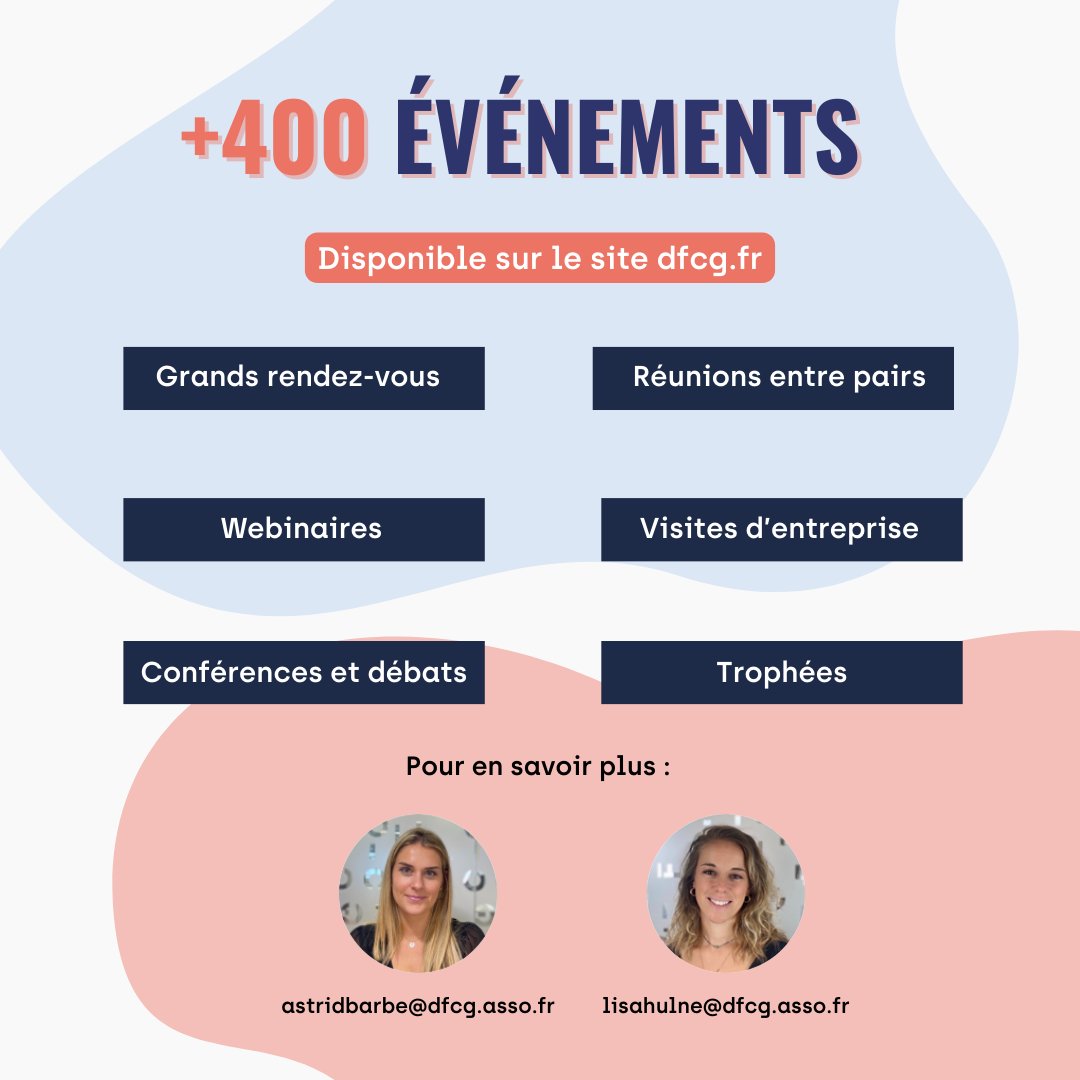 📆 Des #évènements imaginés et organisés par vos pairs🚀
✨ Chaque année, la DFCG propose plus de 400 évènements pour enrichir votre #expertise et renforcer votre #réseau #professionnel. 🌐
📲 Consultez notre calendrier d'événements pour ne rien manquer : dfcg.fr/evenements/