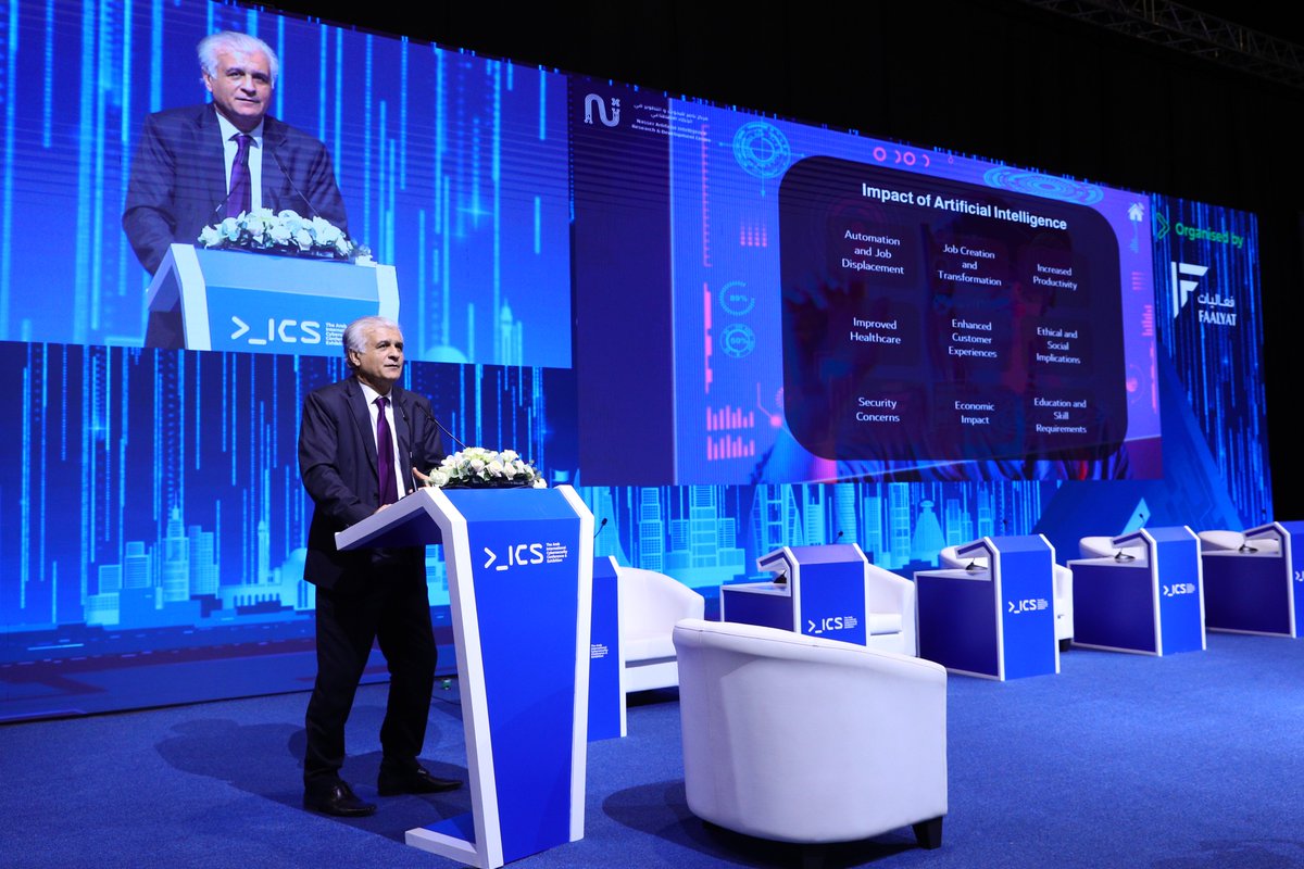 AicsExpo's tweet image. Keynote Session: Applications of AI in Cybersecurity
Speaker: Dr. Jassim Haji, Executive Advisor, Nasser Artificial Intelligence Research &amp;amp; Development Centre and President-International Group of Artificial Intelligence.
#AICS2023 #CybersecurityConference #CyberAwareBahrain