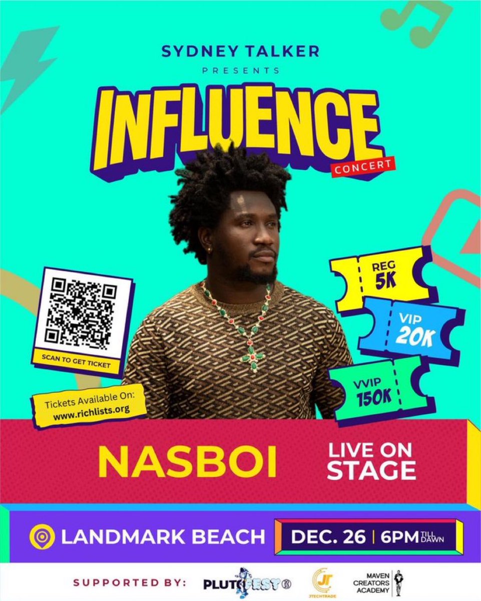 pentium_me1's tweet photo. Nasboi will be at Pluto Arena to perform his latest hit single.
Be at #InfluencerConcert https://t.co/aGHbm328Tg