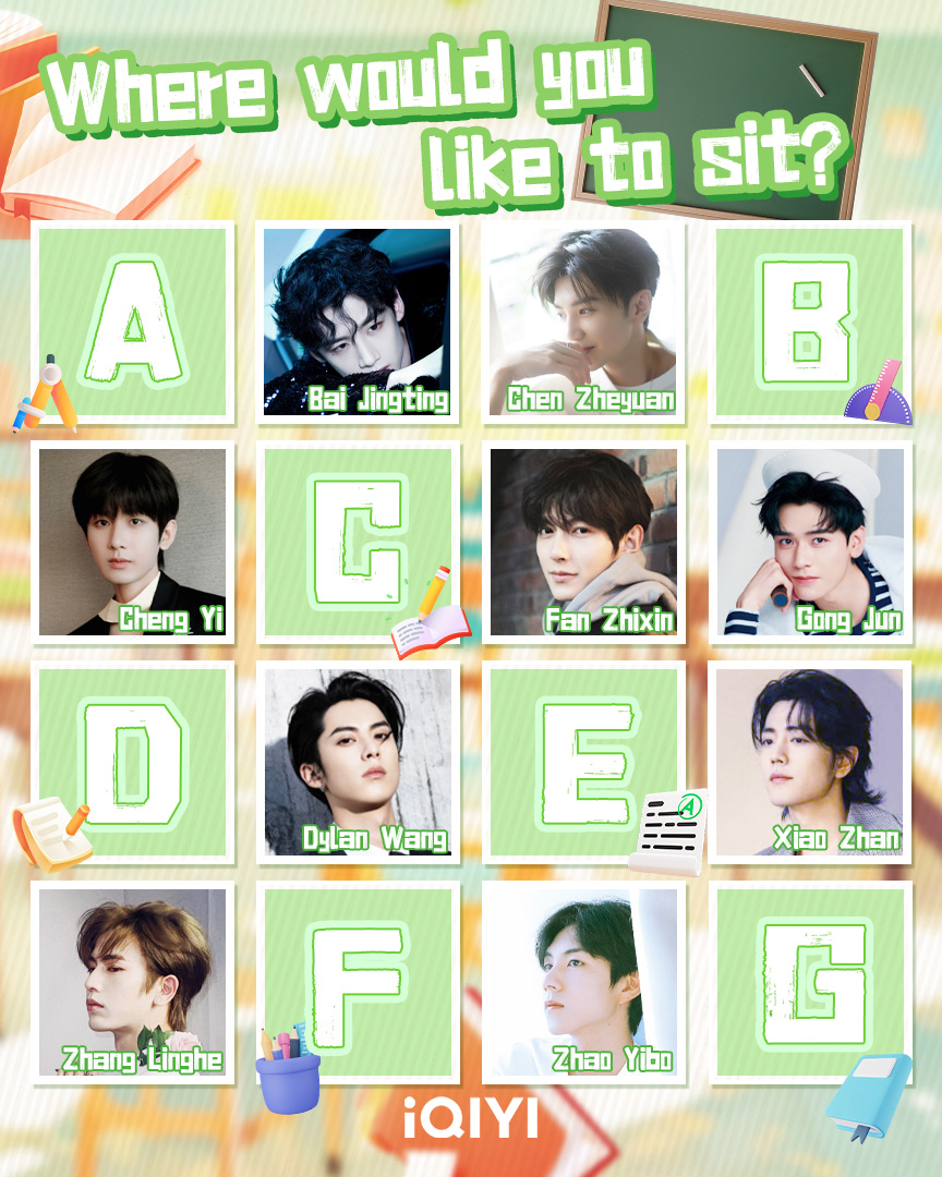 Pick your best seat~

👉🏻App: bit.ly/downloadiQIYI
👉🏻Watch: bit.ly/watchiQIYI

#cdrama #白敬亭 #BaiJingting #陈哲远 #ChenZheyuan #成毅 #ChengYi #樊治欣 #FanZhixin #龚俊 #GongJun #王鹤棣 #DylanWang #肖战 #XiaoZhan #张凌赫 #ZhangLinghe #赵一博 #ZhaoYibo