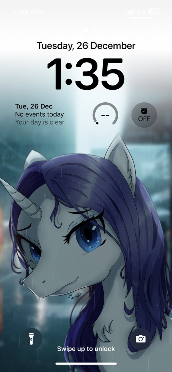 Can’t see my battery status if use as wallpaper oof