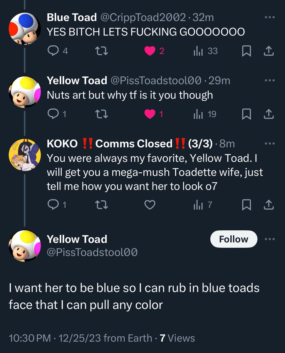 kokopuff_kross's tweet image. For you, yellow toad