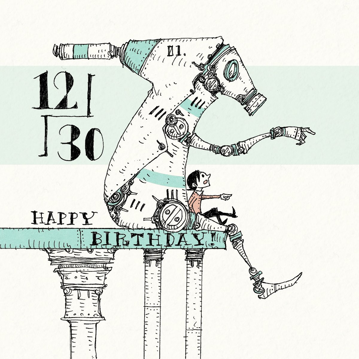 「毎日誰かの誕生日! 12月30生まれの方、お誕生日おめでとうございます! 12/」|大志のイラスト