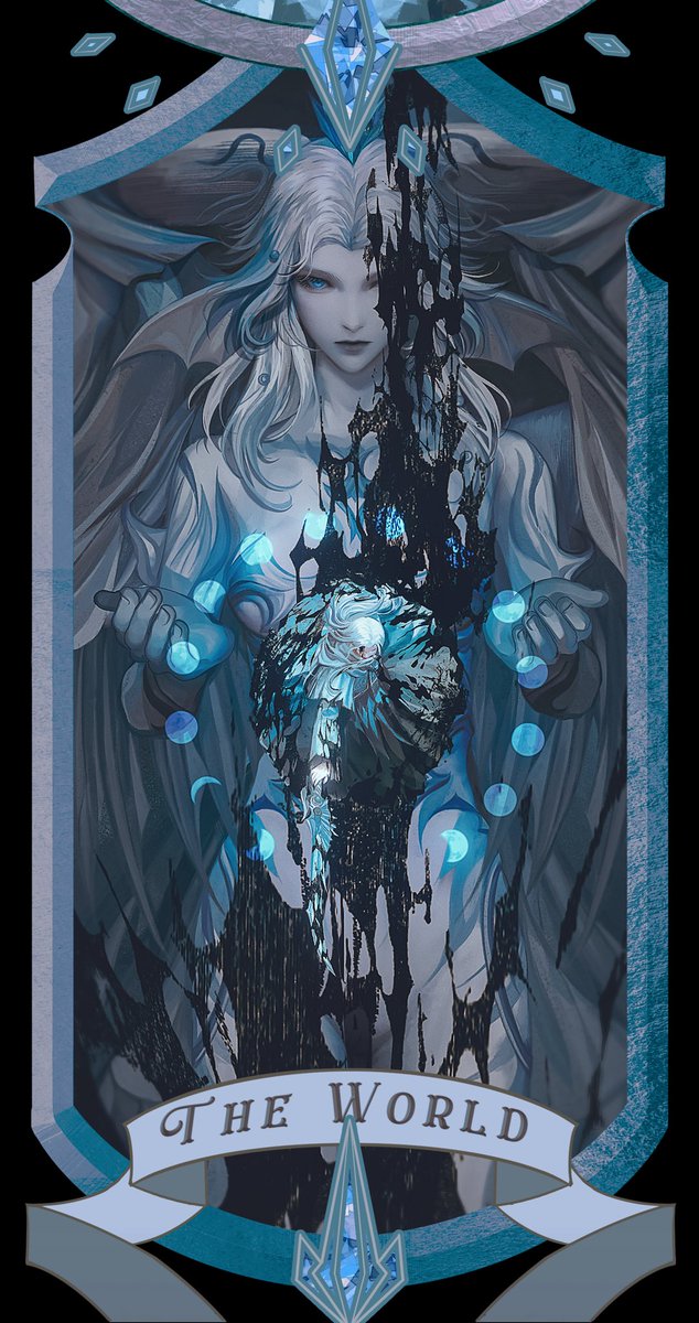 Ker_bers's tweet image. #FF14 #FFXIVART #Venat 
XXI—The World