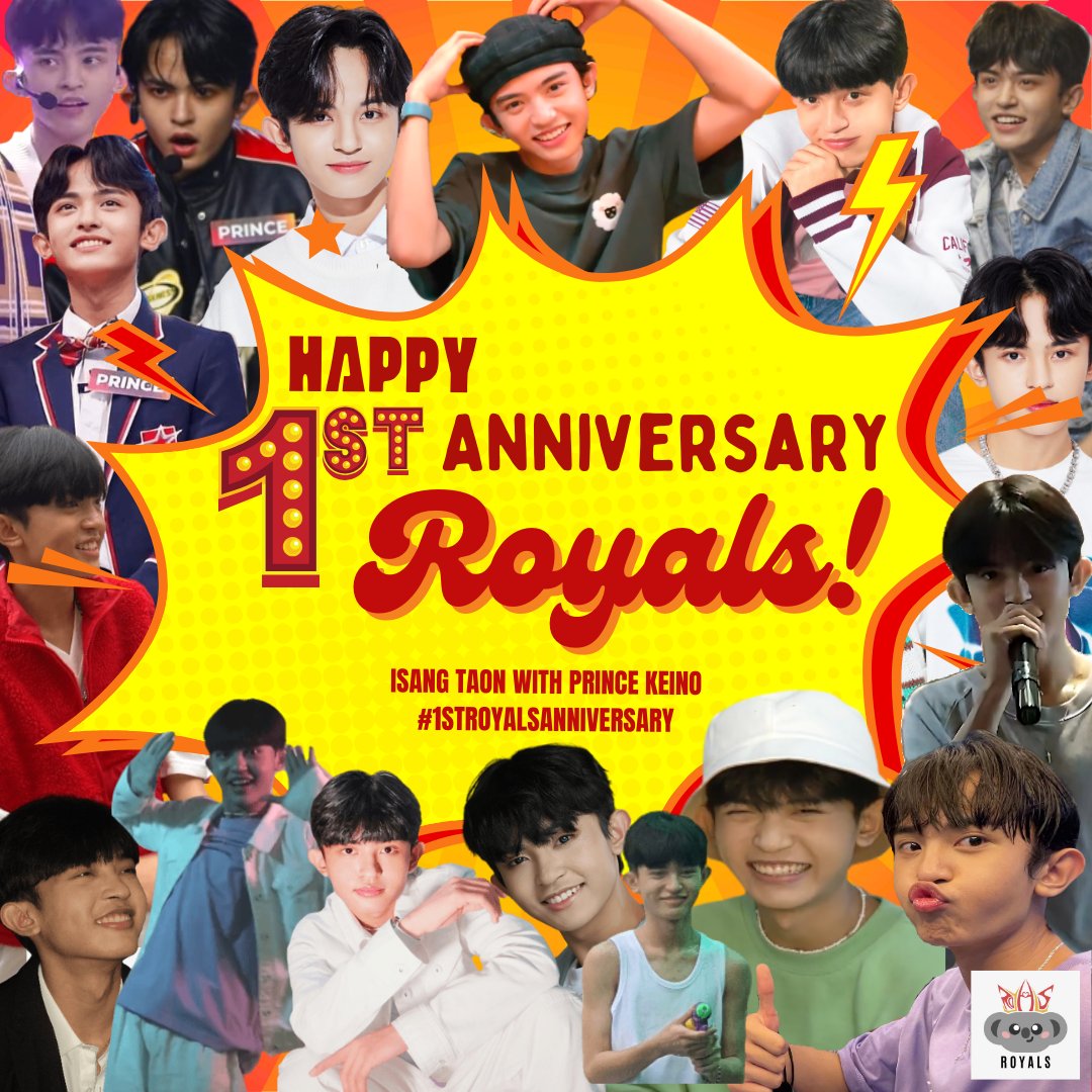 TeamRoyalsOFC's tweet photo. Happy 1st Anniversary Royals!

We couldn't thank you enough for your continued support for Prince and for our fandom! Cheers to many more celebrations!

Time to share your most favorite picture of Prince @princekeinoofc! 

Isang Taon with Prince Keino
#1stRoyalsAnniversary https://t.co/p0mjfcPD12
