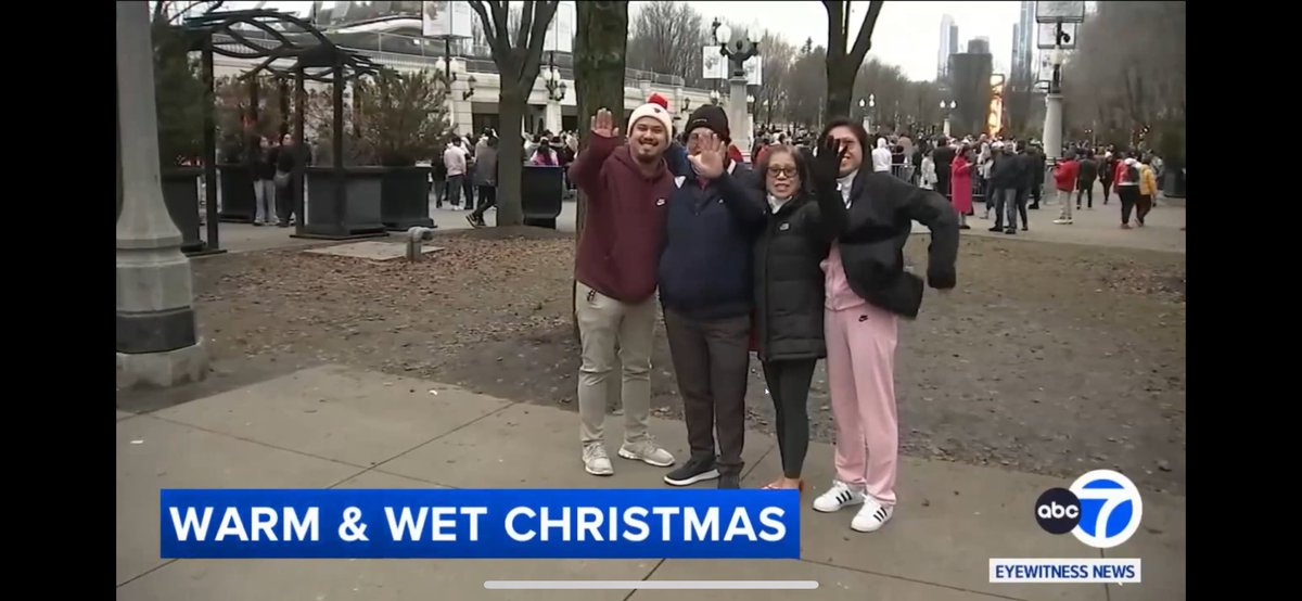 Louie Edano (@louieedano) on Twitter photo Thanks for getting my family on the news 😂😂 <a href="/CateCauguiran/">Cate Cauguiran ABC 7</a> <a href="/ABC7Chicago/">ABC 7 Chicago</a> Merry Christmas!! Thanks for getting my family on the news 😂😂 <a href="/CateCauguiran/">Cate Cauguiran ABC 7</a> <a href="/ABC7Chicago/">ABC 7 Chicago</a> Merry Christmas!!