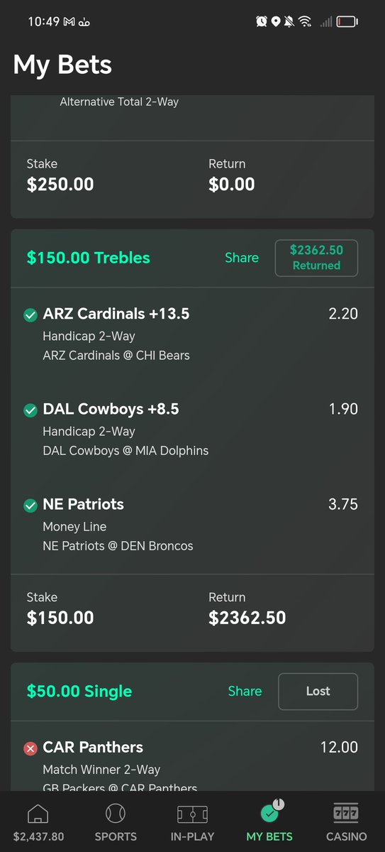 SmartWin_Bets's tweet photo. #NFL #MNF #sportsbets #MONEY 

The best parlays only at https://t.co/rVqO7jpKmW

For just $15 USD get the last games and playoffs today!!! https://t.co/wQh4PKIqim