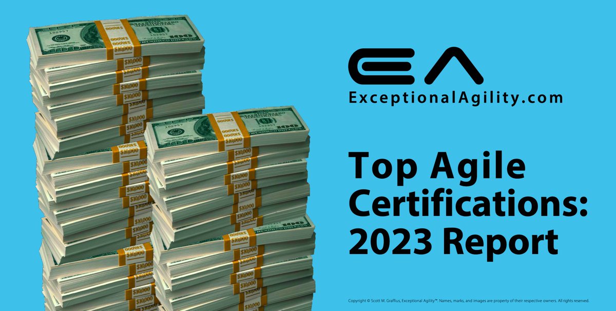 If you're interested in Agile certifications, read this: exceptionalagility.com/blog/files/top….    #Agile #Certifications #AgileCertifications #Agility #BusinessAgility #CSPO #PMIACP #POPM #ProductOwner #PSM #PSPO #SA #SAFe #SAFePOPM #ScrumMaster #ExceptionalAgility #Agilist #Career #PMOT