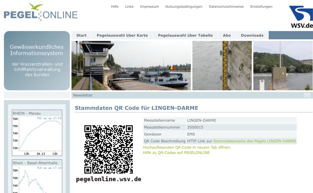 obiwan666's tweet photo. 54cm fehlen nun nur noch bis zum Rekord Pegel von 1987. Damals lag er bei 713cm, aktuell 659cm #Lingen #Ems #Darme #Hochwasser https://t.co/7tkJHNdT7M