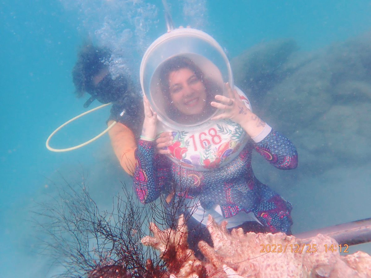 saharzaman's tweet photo. A day of extremes from up in the sky to down in the
 sea bed. Closer to nature. Closer to wonders of the creator. Paragliding to sea walking. 
At Coral Island in #Thailand . 
@ThailandTourism @tourismthailand #tourism #wildlife #adventuresports #deepseadiving #seadiving #Coral https://t.co/RCNCqdAgnD