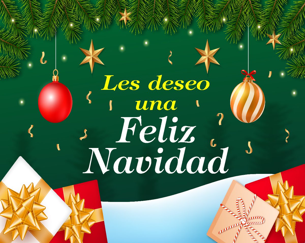Les deseo una Feliz Navidad