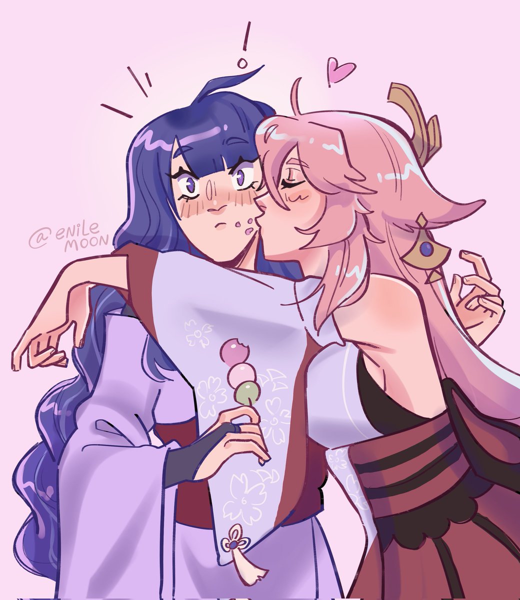 enilemoon's tweet photo. She wants a taste too...

#Genshinlmpact #genshinimpactfanart #eimiko #ei #RaidenShogun #yaemiko #wlw https://t.co/fvE2IM0lqT