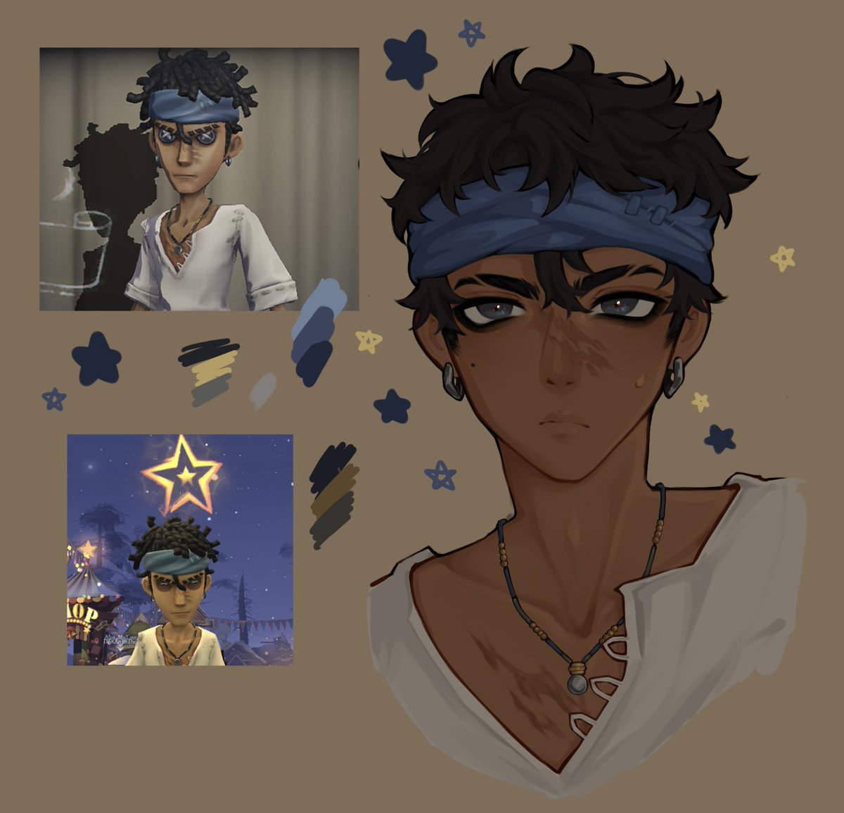 rtr07k's tweet photo. I LIKE HIM A NORMAL AMOUNT😋👆 #ganjigupta #IdentityVfanart https://t.co/E2zmPXjL4Y