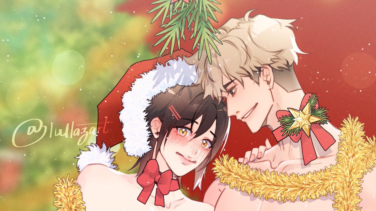 lullazcomic's tweet photo. HAPPY HOLIDAYSSSSSS!!! 🎄🎄 https://t.co/lb9IGHGwlA