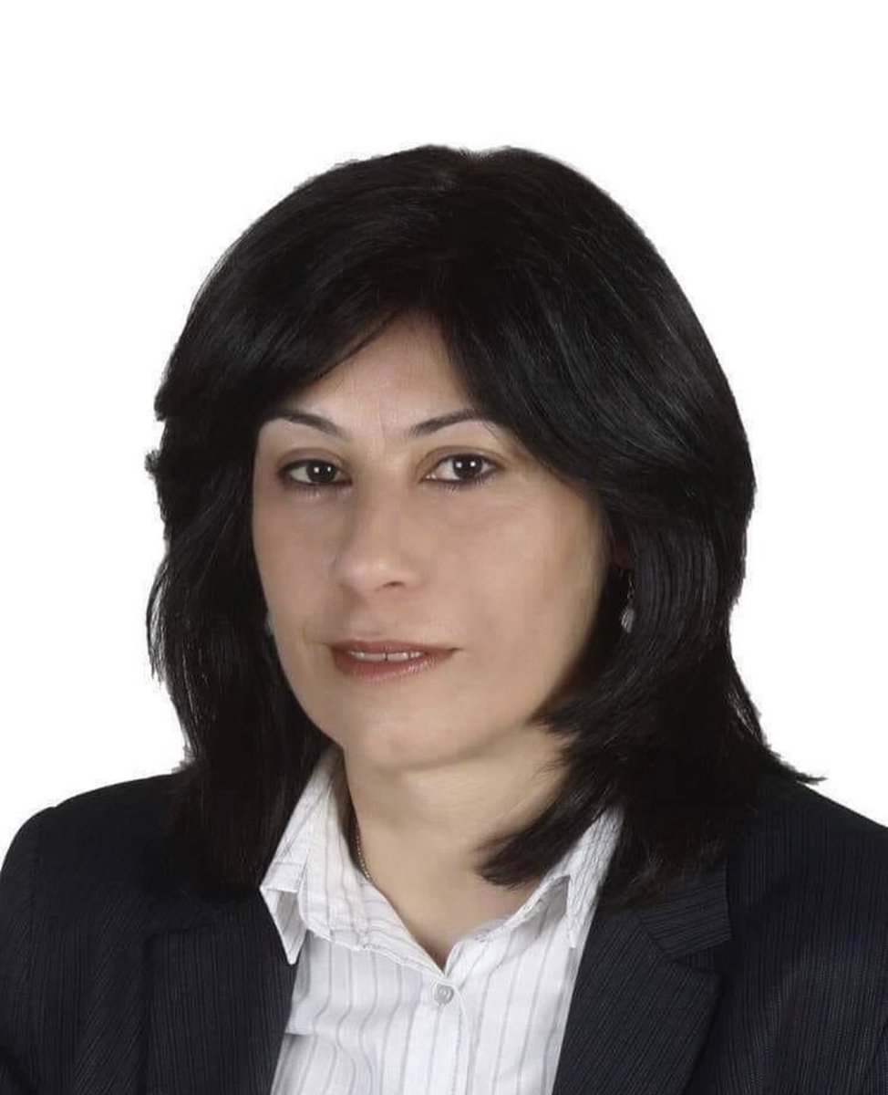 4noura's tweet photo. Israeli forces kidnap Palestinian elected representative and popular leader, Khalida Jarrar,from her home in Ramallah. 

She has been detained multiple times without charge or trial in an ongoing effort to silence her. 

#Gaza #Genocide #Palestinian #Freedom #Captive #FreeThemAll https://t.co/X7zGX73baa
