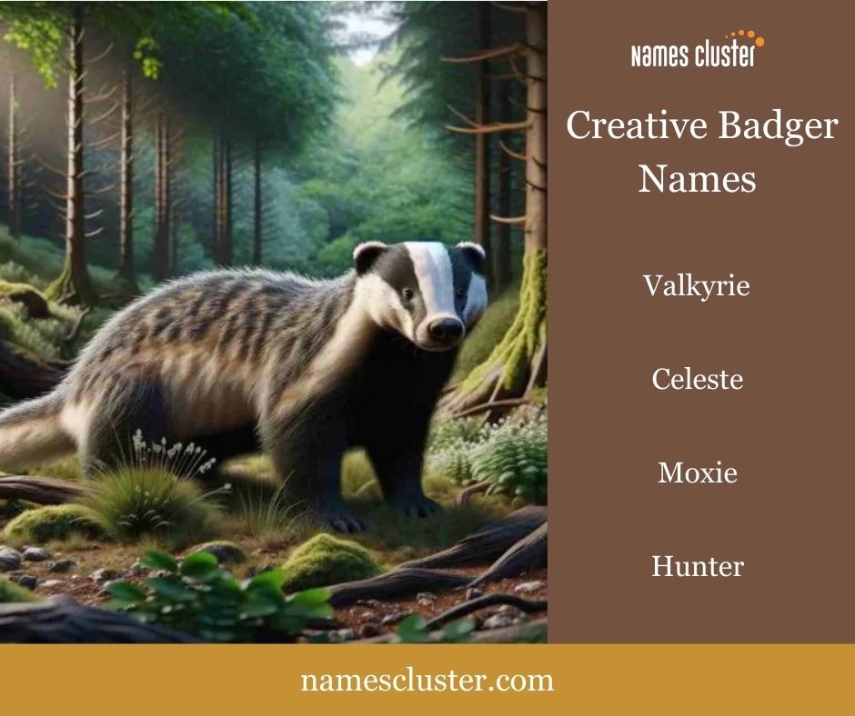 namescluster's tweet image. Creative Badger Names | Unleash Your Imagination with Creative Badger Names! 🦡✨

Hashtags: #BadgerNames #CreativeNaming #UniqueBadgerTitles #NameInspiration

namescluster.com/badger-names/